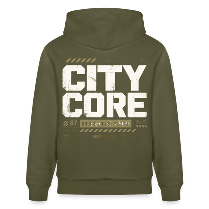 Stanley/Stella Unisex Bio-Hoodie CRUISER - Khaki Grün