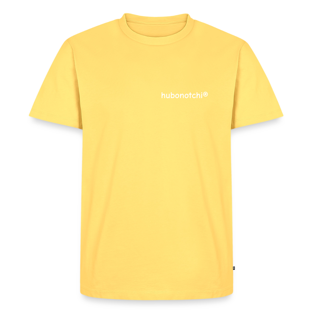 Männer Premium T-Shirt by KJDesign - Pastellgelb