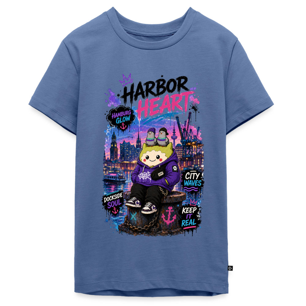 Teenager Premium T-Shirt - Taubenblau