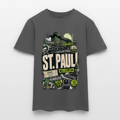 St.Pauli  Stadtteil Shirt - Anthrazit