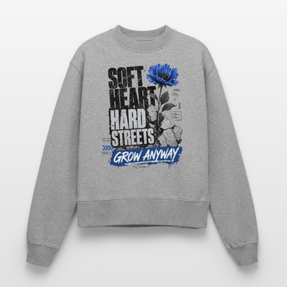 Relaxed Frauen Organic Sweatshirt – von SPREAD - Grau meliert