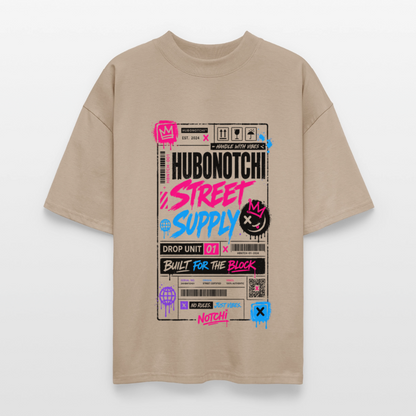 Ticket Line Oversized Shirt  2.0 - Steingrau