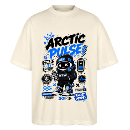 Notchi-Oversized Unisex Bio T-Shirt Blaster 2.0 - Natur