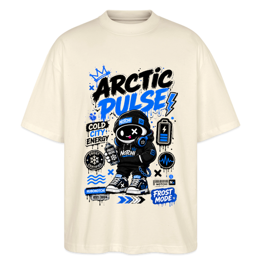 Notchi-Oversized Unisex Bio T-Shirt Blaster 2.0 - Natur