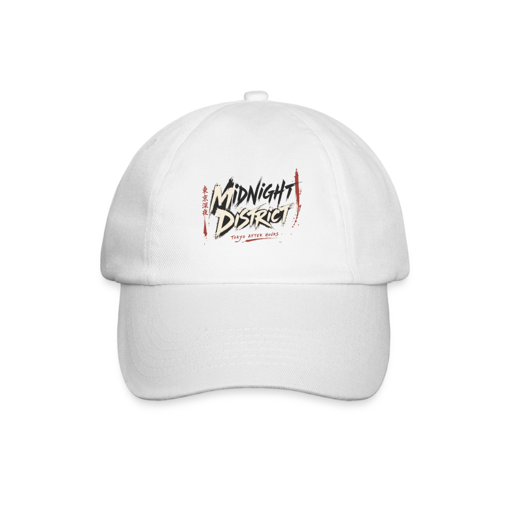 Baseballkappe - Weiß/Weiß