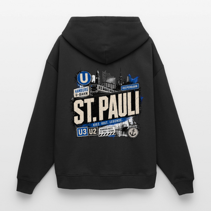 Oversized Unisex Hoodie von Stanley/Stella - Schwarz
