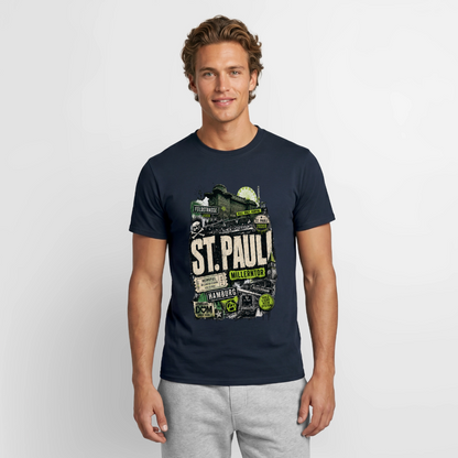 St.Pauli  Stadtteil Shirt - Navy