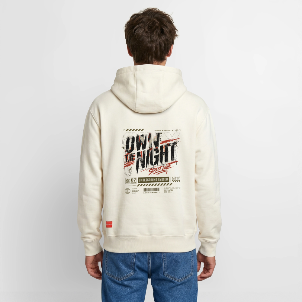 Relaxed Unisex Organic Hoodie – von SPREAD - Naturweiß