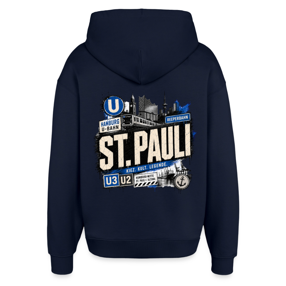 Oversized Unisex Hoodie von Stanley/Stella - Navy