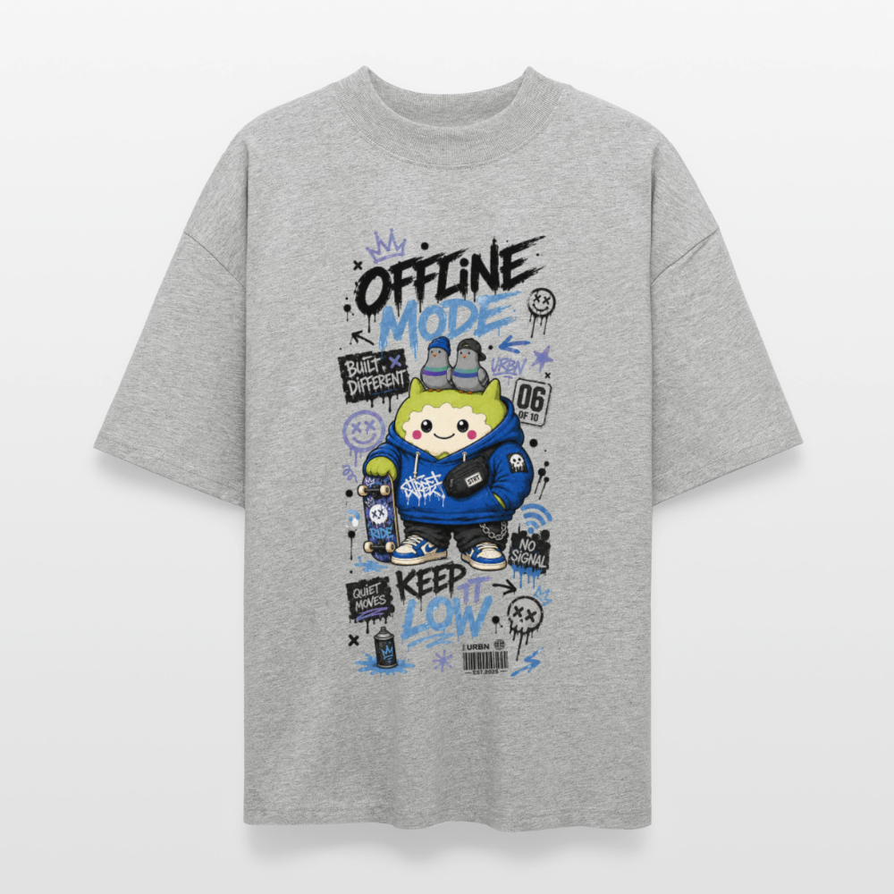Stanley/Stella Oversized Unisex Bio T-Shirt Blaster 2.0 - Grau meliert