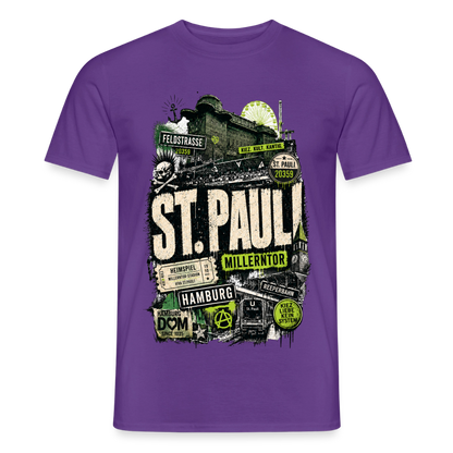 St.Pauli  Stadtteil Shirt - Lila