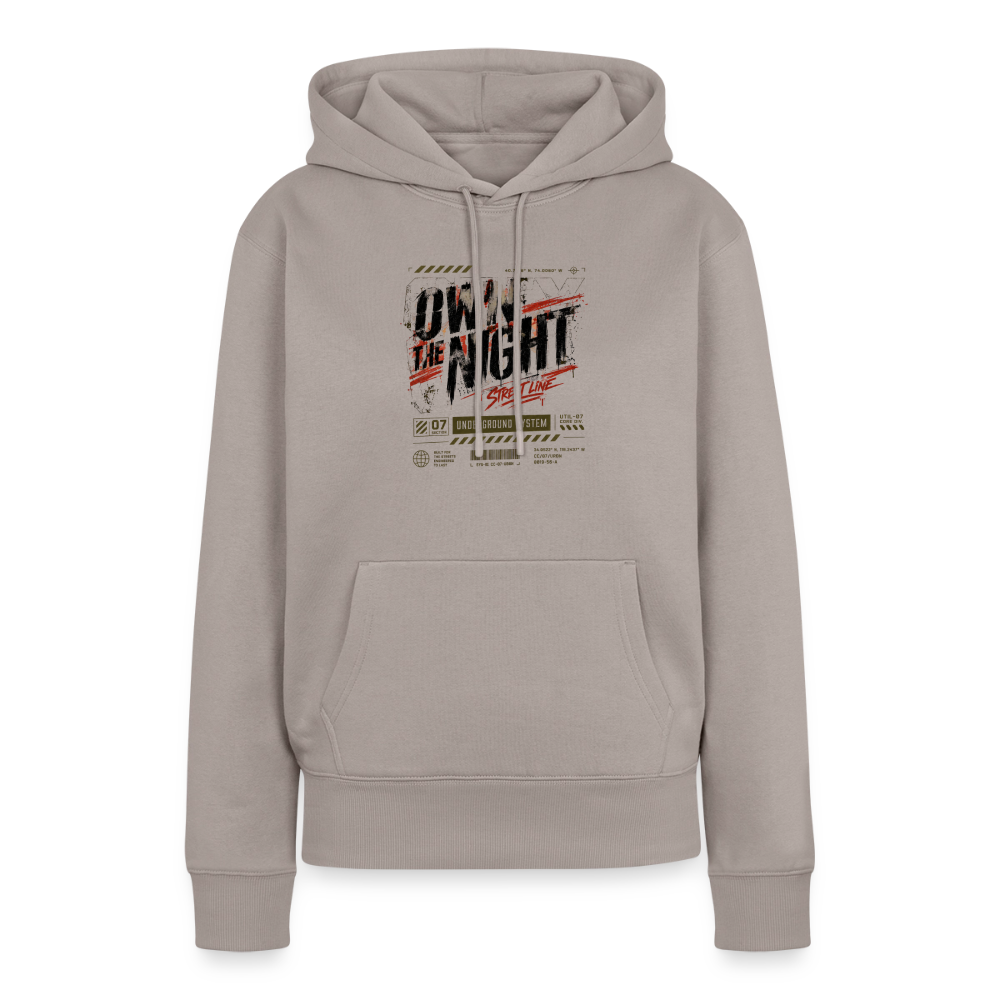 Damen Premium Hoodie - Taupe
