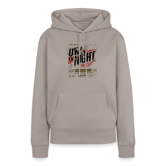 Damen Premium Hoodie - Taupe