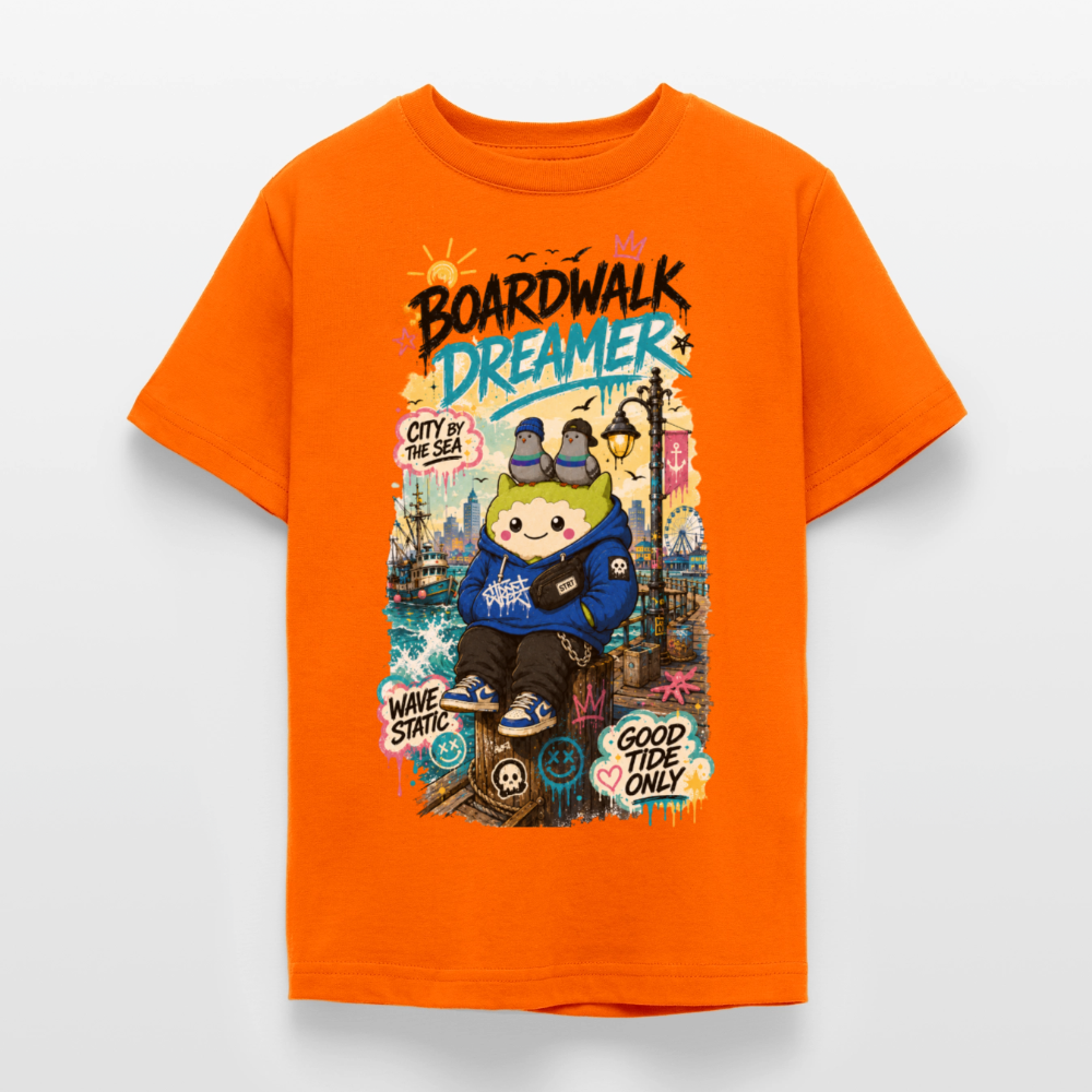 Dreamer Teenager T-Shirt - Orange