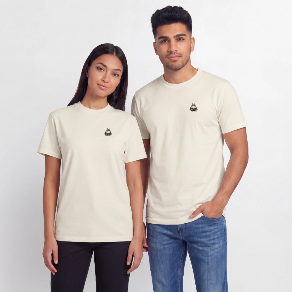 Relaxed Unisex Supima Cotton T-Shirt – Exclusiv - Naturweiß