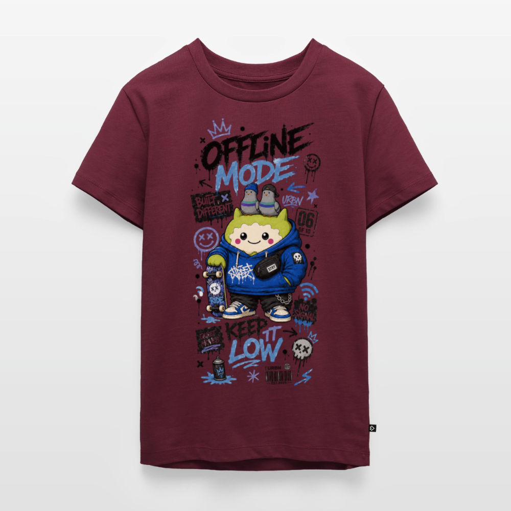 Teenager Premium T-Shirt - Burgunderrot
