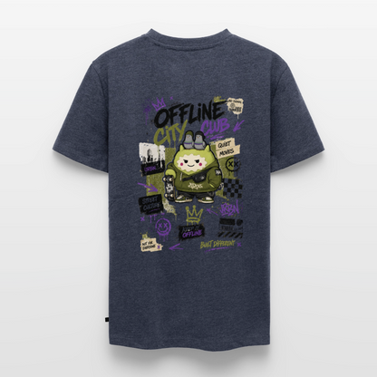 Männer Premium T-Shirt by KJDesign - Jeansblau 