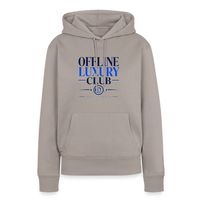 Frauen Premium Hoodie - Taupe