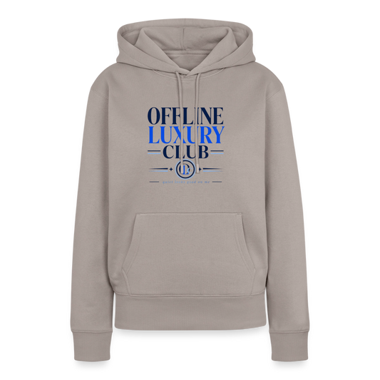 Frauen Premium Hoodie - Taupe