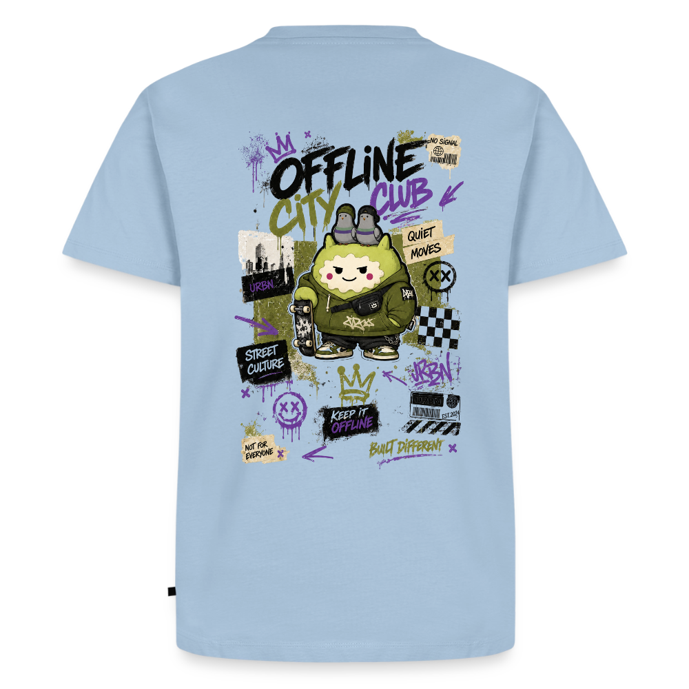 Männer Premium T-Shirt by KJDesign - Hellblau
