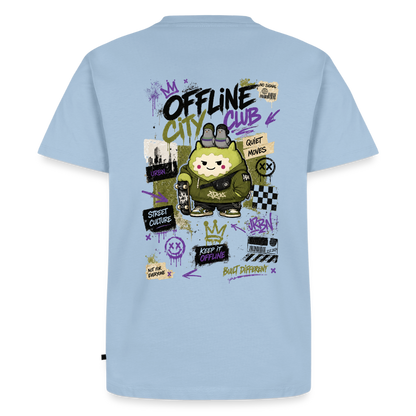 Männer Premium T-Shirt by KJDesign - Hellblau