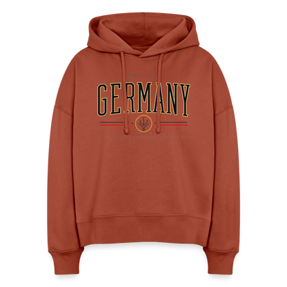 Stanley/Stella Boxy Frauen Bio Hoodie Nora - Terrakotta