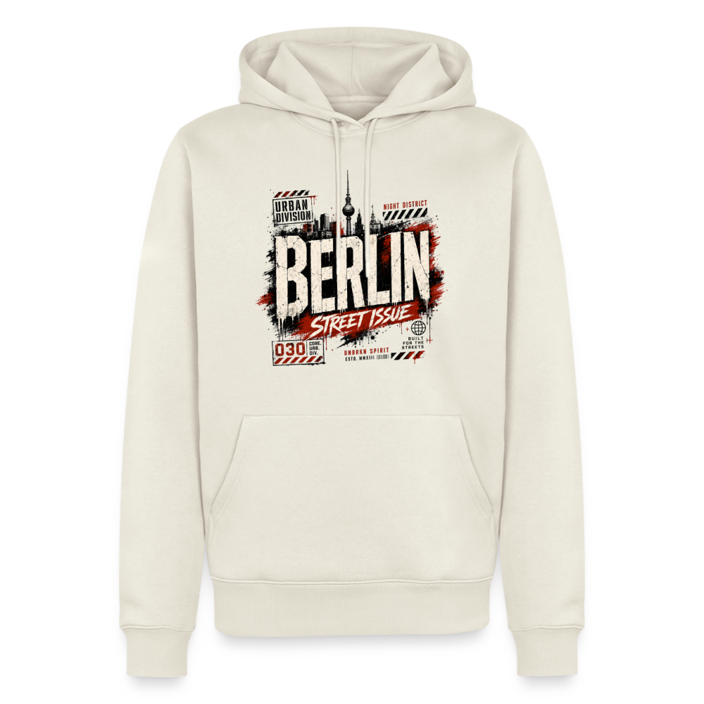 Männer Premium Hoodie - Naturweiß