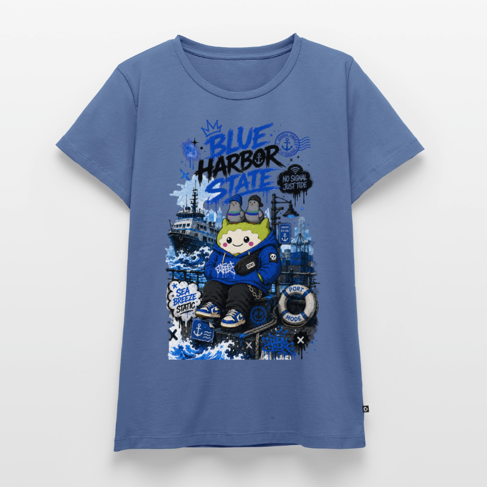 Frauen Premium T-Shirt - Taubenblau