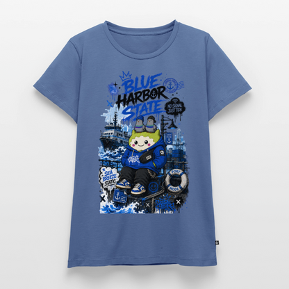 Frauen Premium T-Shirt - Taubenblau