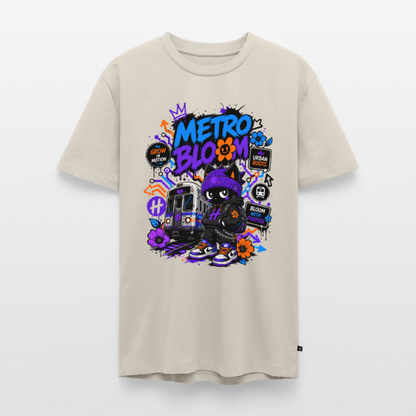 Subway Line-Herren Premium T-Shirt - Beige