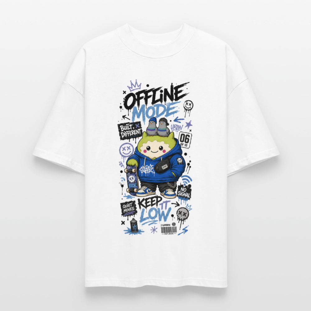 Stanley/Stella Oversized Unisex Bio T-Shirt Blaster 2.0 - Weiß