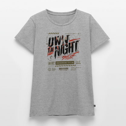 Damen Premium T-Shirt - Grau meliert