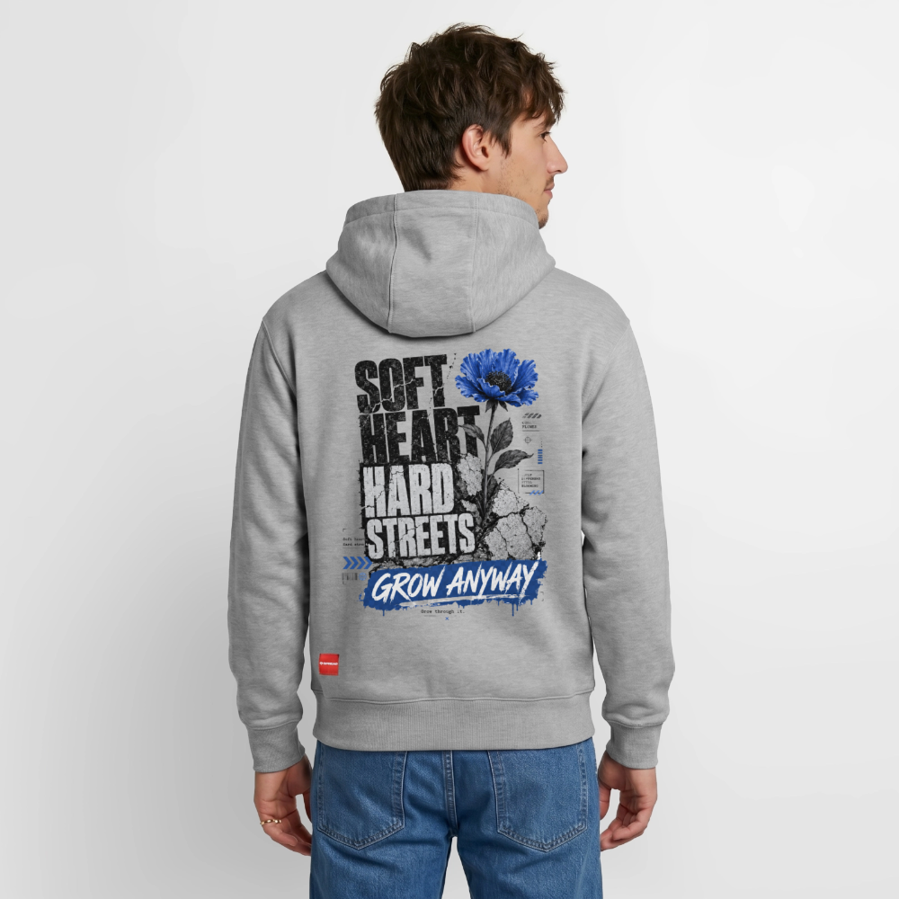 Relaxed Unisex Organic Hoodie – von SPREAD - Grau meliert