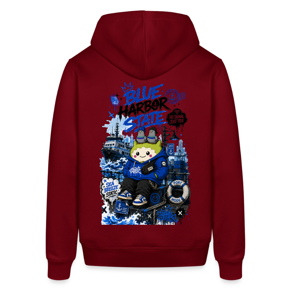 Unisex Bio-Hoodie von Stanley & Stella - Burgunderrot