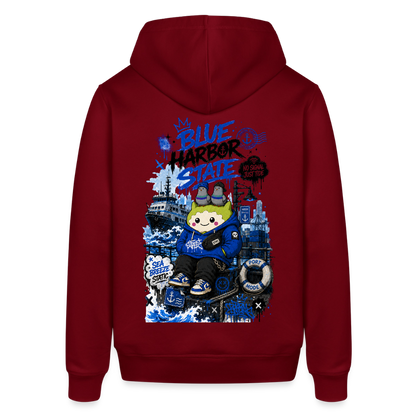 Unisex Bio-Hoodie von Stanley & Stella - Burgunderrot
