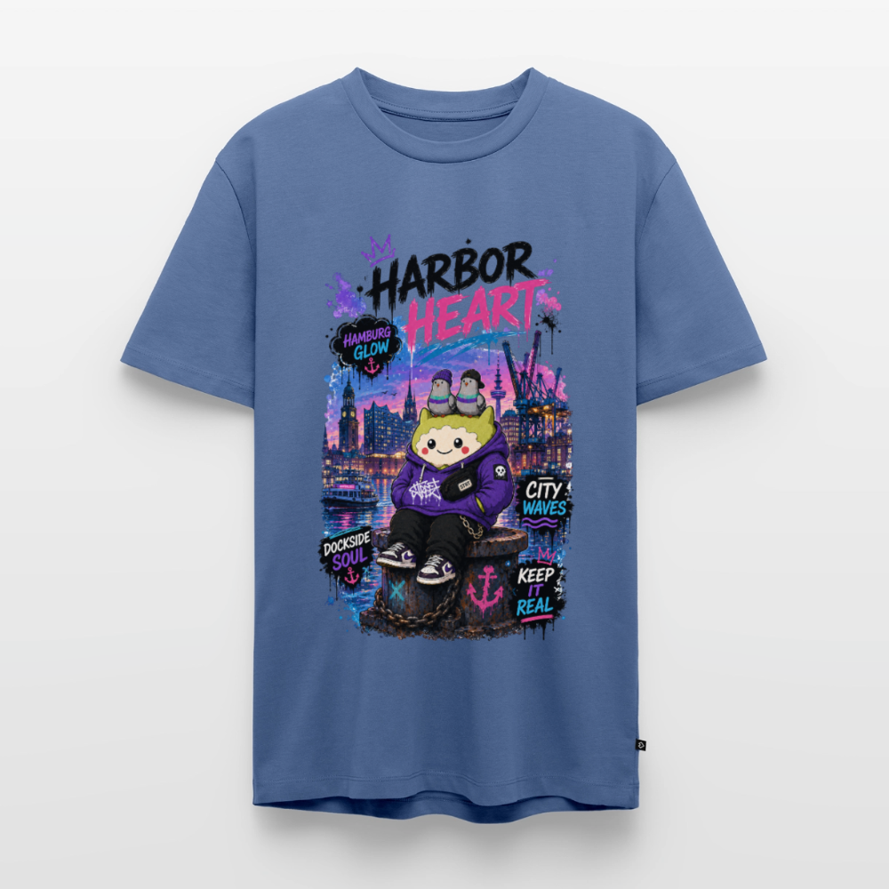 Männer Premium T-Shirt - Taubenblau