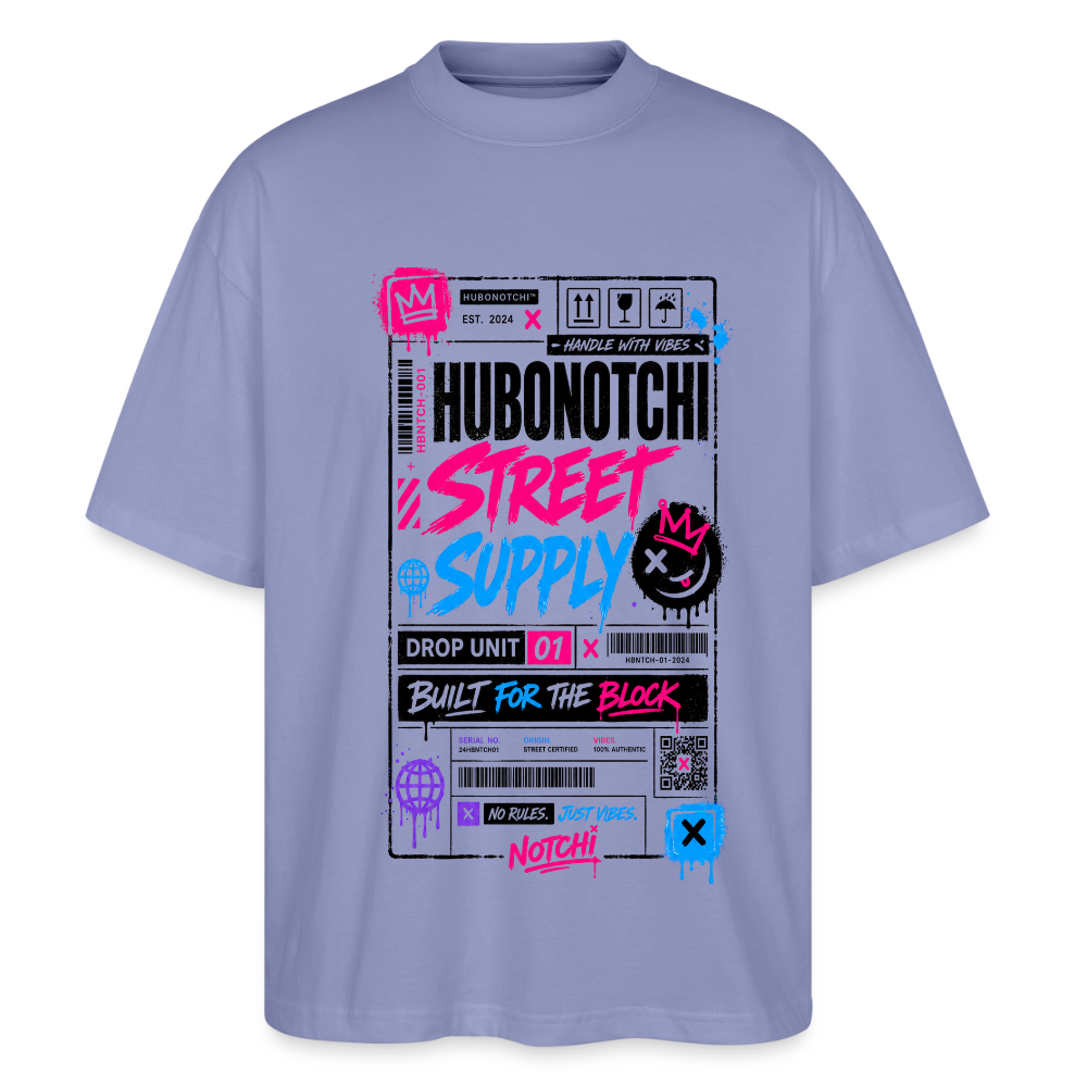 Ticket Line Oversized Shirt  2.0 - Violett