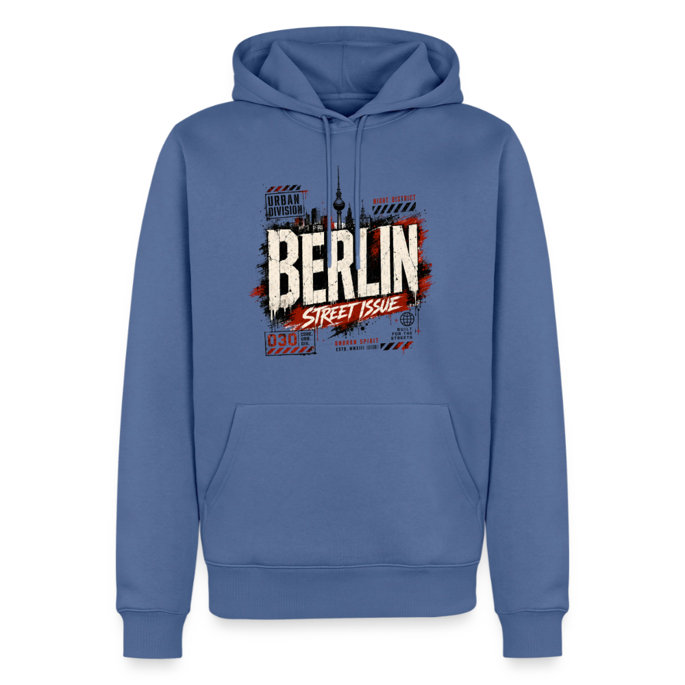 Männer Premium Hoodie - Taubenblau