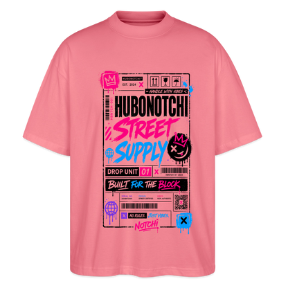 Ticket Line Oversized Shirt  2.0 - Pink 