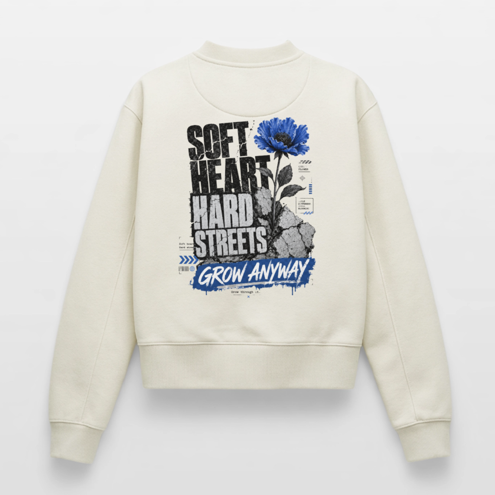 Relaxed Frauen Organic Sweatshirt – von SPREAD - Naturweiß