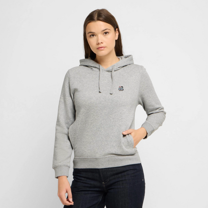 Unisex Bio-Hoodie von Stanley & Stella - Grau meliert