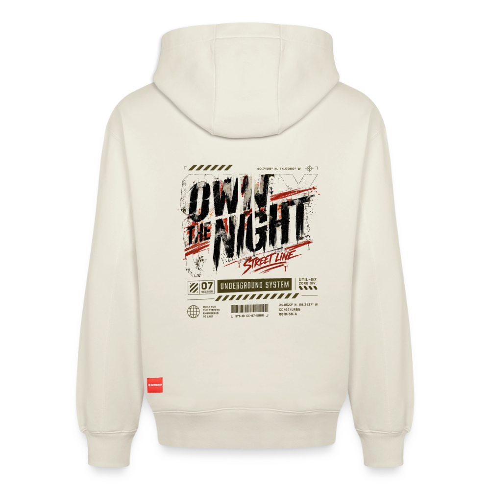 Relaxed Unisex Organic Hoodie – von SPREAD - Naturweiß