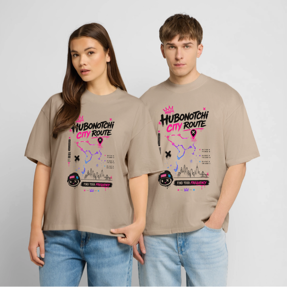 Stanley/Stella Oversized Unisex Bio T-Shirt Blaster 2.0 - Steingrau