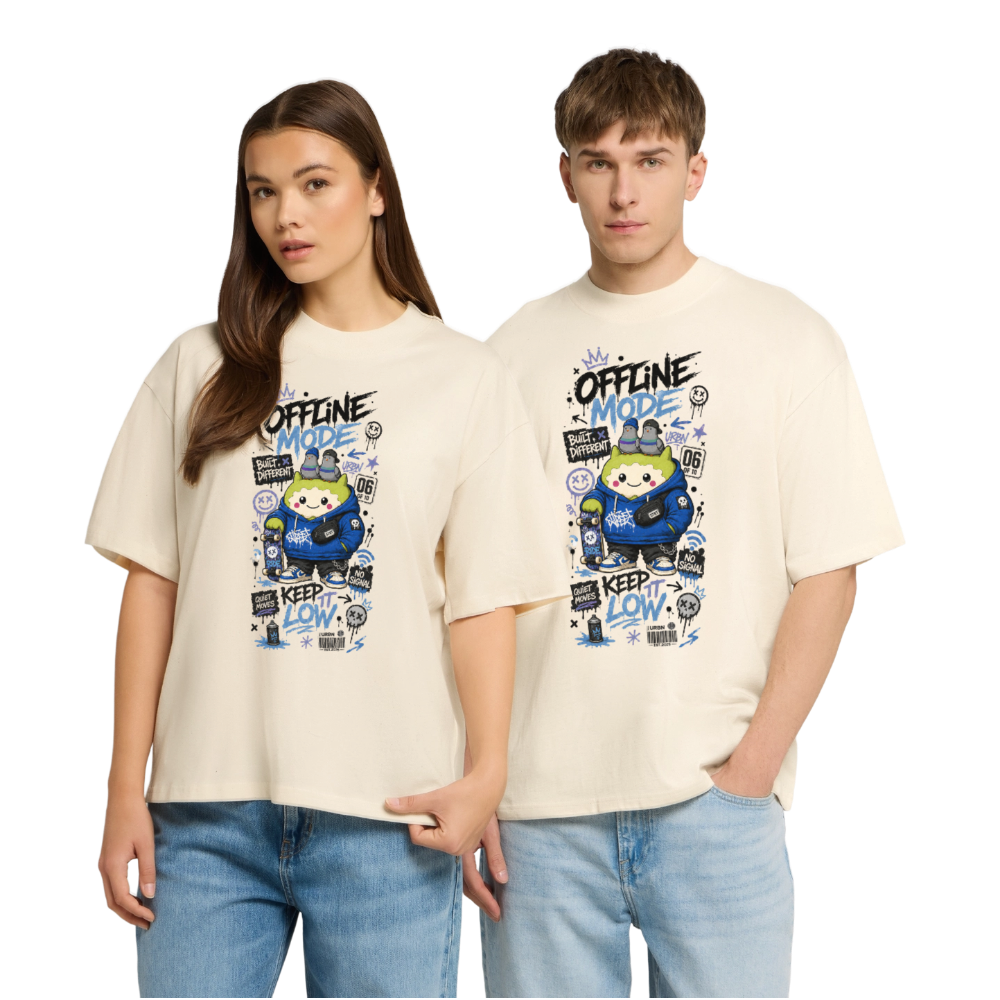 Stanley/Stella Oversized Unisex Bio T-Shirt Blaster 2.0 - Natur