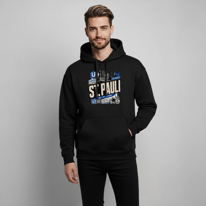 Oversized Unisex Hoodie von Stanley/Stella - Schwarz