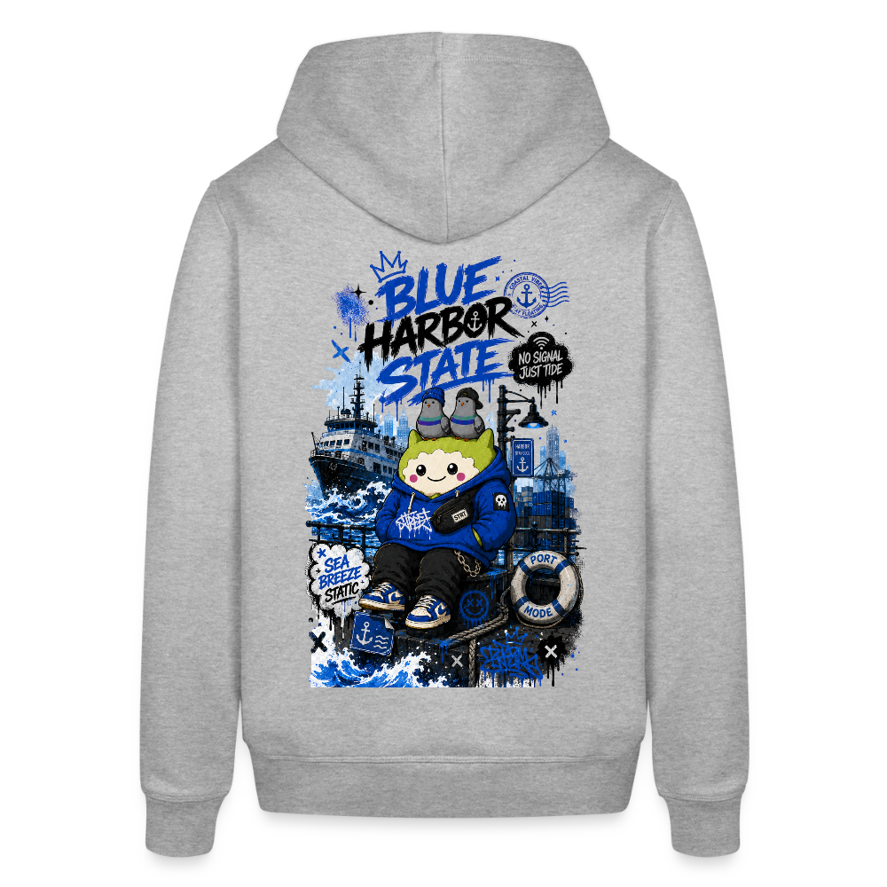 Unisex Bio-Hoodie von Stanley & Stella - Grau meliert