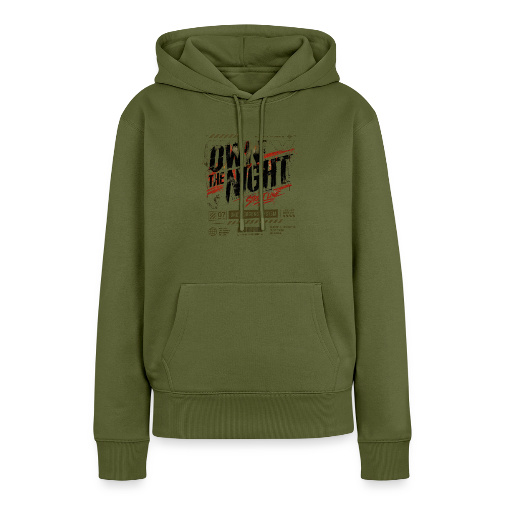 Damen Premium Hoodie - Khaki