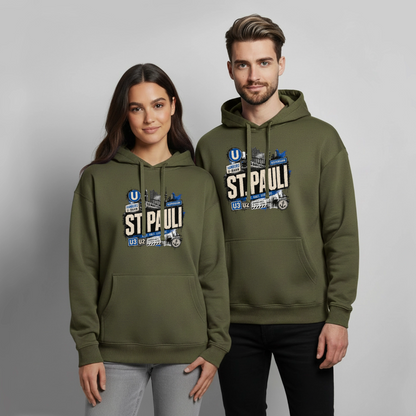 Oversized Unisex Hoodie von Stanley/Stella - Khaki