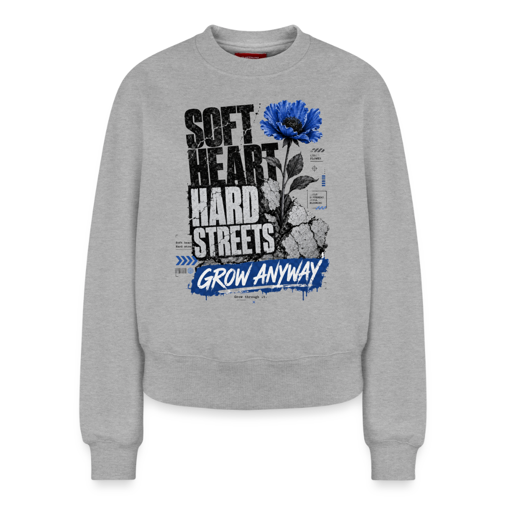 Relaxed Frauen Organic Sweatshirt – von SPREAD - Grau meliert