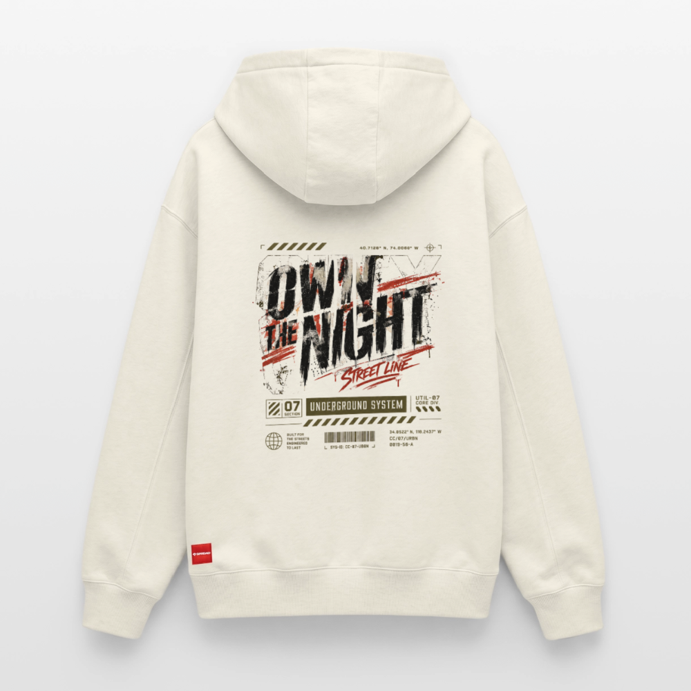 Relaxed Unisex Organic Hoodie – von SPREAD - Naturweiß